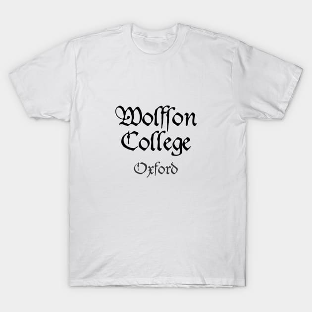 Oxford Wolfson College Medieval University T-Shirt by RetroGeek